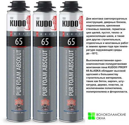 ПЕНА КУДО ЗИМНЯЯ 65 ПРОФЕССИОНАЛЬНАЯ